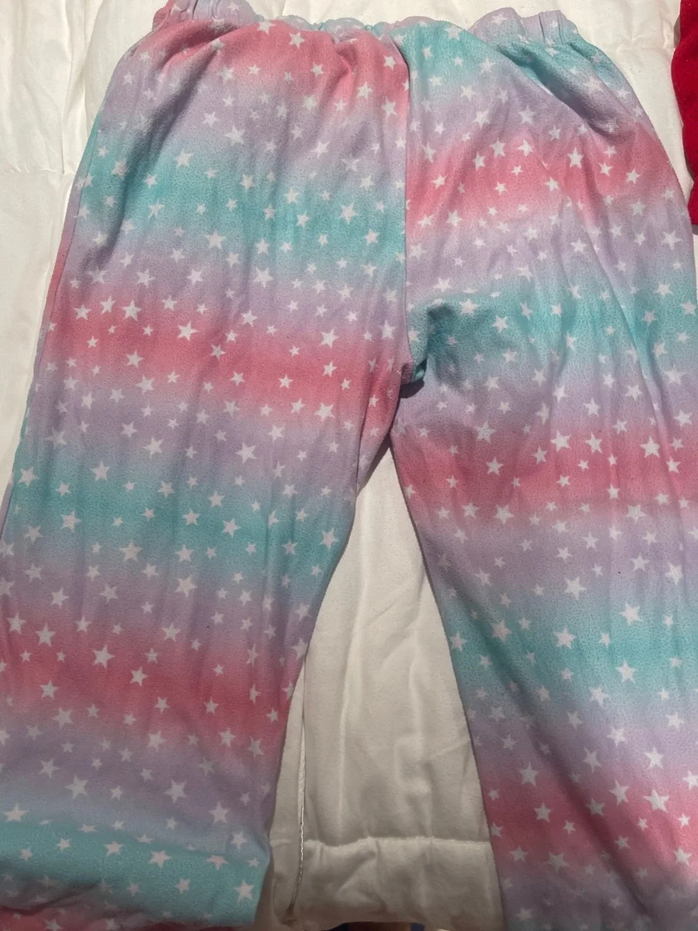 Girls' Pastel Star-Print Pajama Pants - Pink, Purple & Aqua